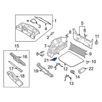 Mercury OE - Spare Tire Nut
