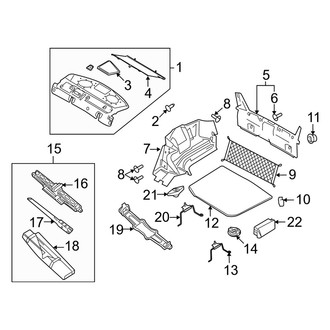 Mercury OE - Rear Body & Floor - Interior Trim