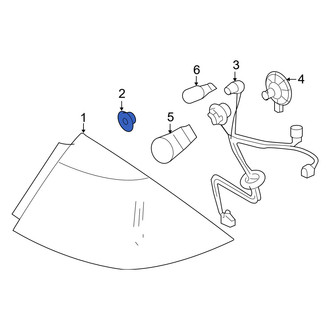 Mercury OE - Tail Light Nut