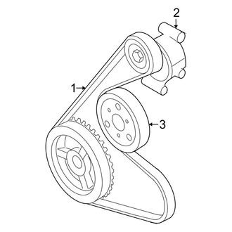Mercury OE - Cooling - Belts & Pulleys (Hybrid)