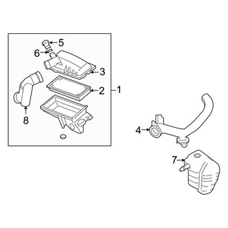 Mercury OE - Engine / Transaxle - Air Intake (FULL HYBRID EV-GAS (FHEV))