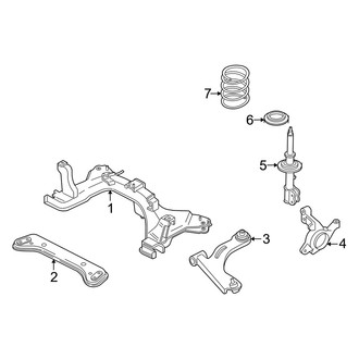 Mercury OE - Front Suspension - Suspension Components (Hybrid)