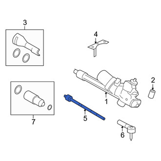 Mercury OE - Outer Steering Tie Rod End