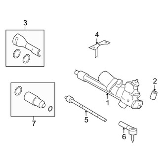 Mercury OE - Steering Gear & Linkage (Hybrid)