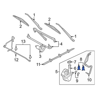 Mercury OE - Windshield Washer Pump