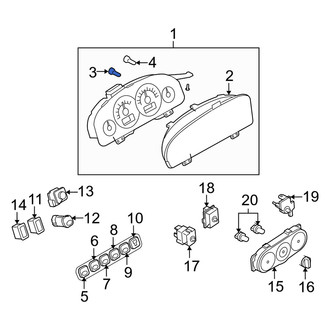 Mercury OE - Instrument Panel Light Bulb