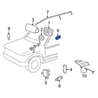 Mercury OE - Air Bag Side Curtain Delete Resistor