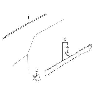 Mercury OE - Pillars, Rocker & Floor - Exterior Trim (Moldings), (FULL HYBRID EV-GAS (FHEV))