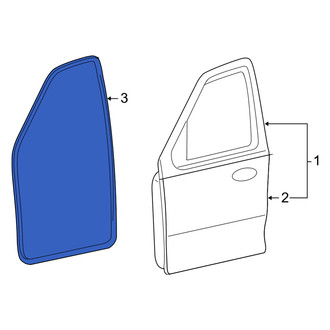 Mercury OE - Front Right Door Seal
