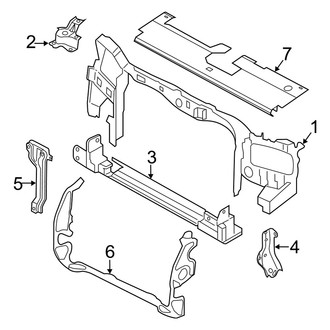 Mercury OE - Radiator Support (Hybrid)