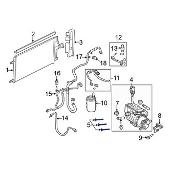 Mercury OE - A/C Compressor Bolt