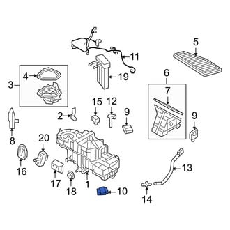 Mercury OE - HVAC Blend Door Actuator