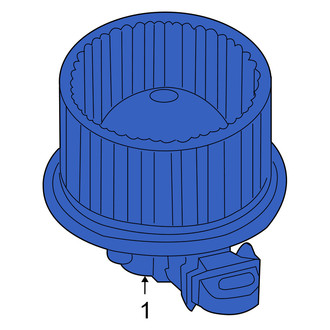 Mercury OE - HVAC Blower Motor Assembly