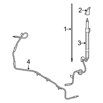 Mercury OE - Electrical - Antenna (W/O Satellite System), (FULL HYBRID EV-GAS (FHEV))