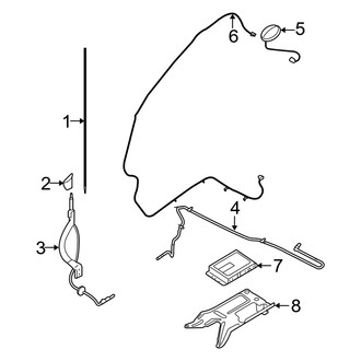 Mercury OE - Electrical - Antenna (With Satellite System), (FULL HYBRID EV-GAS (FHEV))