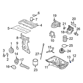 Mercury OE - Engine Oil Drain Plug Gasket