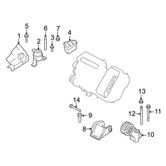 Mercury OE - Engine / Transaxle - Engine & Transmission Mounting (FULL HYBRID EV-GAS (FHEV))