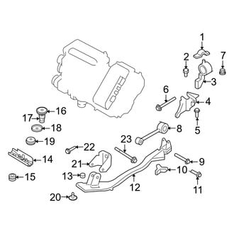 Mercury OE - Engine / Transaxle - Trans Mounting (FULL HYBRID EV-GAS (FHEV))