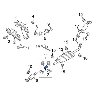 Mercury OE - Exhaust Pipe Adapter