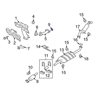 Mercury OE - Exhaust Muffler Gasket