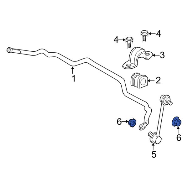 Suspension Stabilizer Bar Link Nut