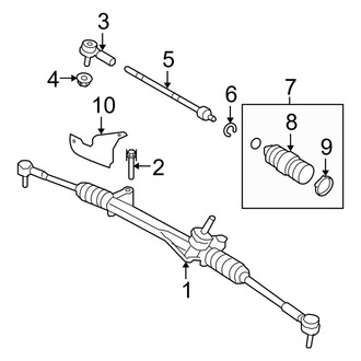 Mercury OE - Steering Gear & Linkage