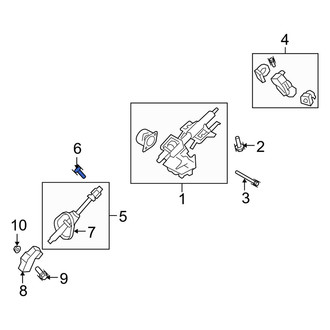 Mercury OE - Steering Shaft Bolt