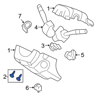 Mercury OE - Steering Column Cover Screw