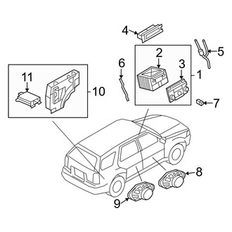 Mercury OE - Instrument Panel - Sound System (FULL HYBRID EV-GAS (FHEV))
