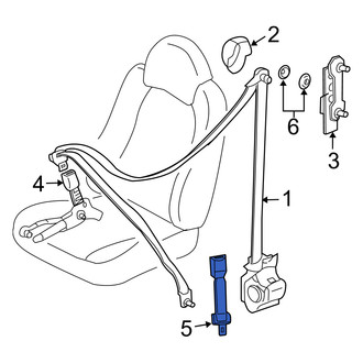 Mercury OE - Front Seat Belt Extension
