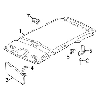 Mercury OE - Roof - Interior Trim (FULL HYBRID EV-GAS (FHEV))
