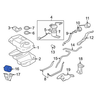 Mercury OE - Fuel Pump Filter