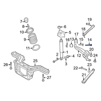 Mercury OE - Suspension Trailing Arm Bolt