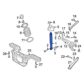 Mercury OE - Rear Suspension Shock Absorber