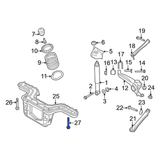 Mercury OE - Suspension Crossmember Bolt