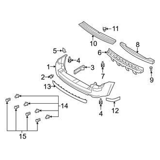 Mercury OE - Rear Bumper - Bumper & Components (FULL HYBRID EV-GAS (FHEV))