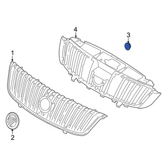 Mercury OE - Grille Emblem Nut