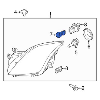 Mercury OE - Side Mirror Signal Light Bulb