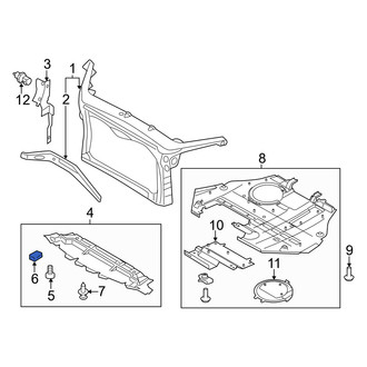Mercury OE - Quarter Panel Splash Shield Nut