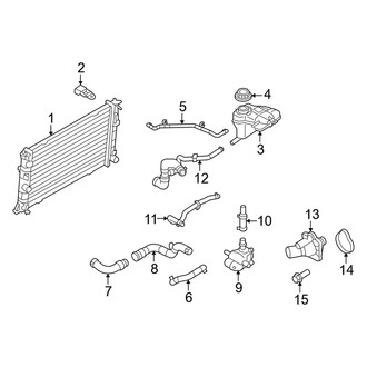Mercury OE - Cooling - Radiator & Components (Hybrid)