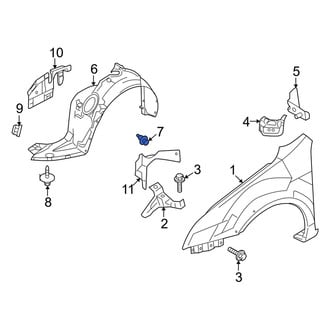 Mercury OE - Fender Liner Retainer