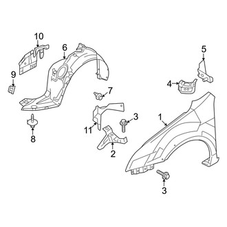 Mercury OE - Fender & Components (FULL HYBRID EV-GAS (FHEV))