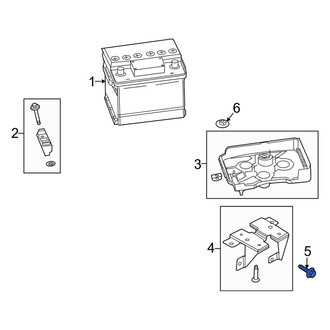 Mercury OE - Battery Tray Bolt