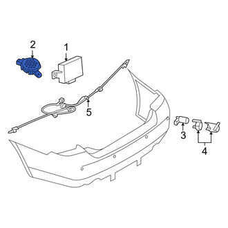 Mercury OE - Parking Aid System Speaker