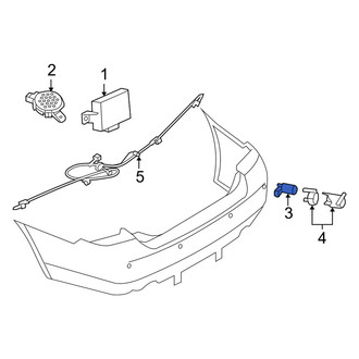 Mercury OE - Rear Parking Aid Sensor