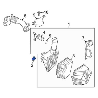 Mercury OE - A/C Compressor Nut