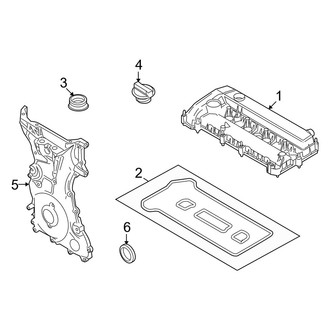 Mercury OE - Engine - Valve & Timing Covers