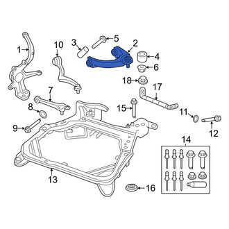 Mercury OE - Front Right Lower Rearward Suspension Control Arm