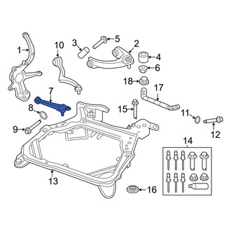 Mercury OE - Front Lower Forward Suspension Control Arm