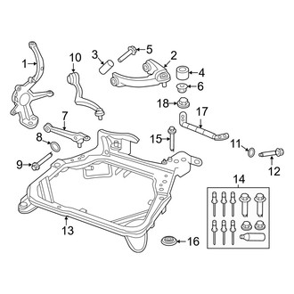 Mercury OE - Front Suspension - Suspension Components
